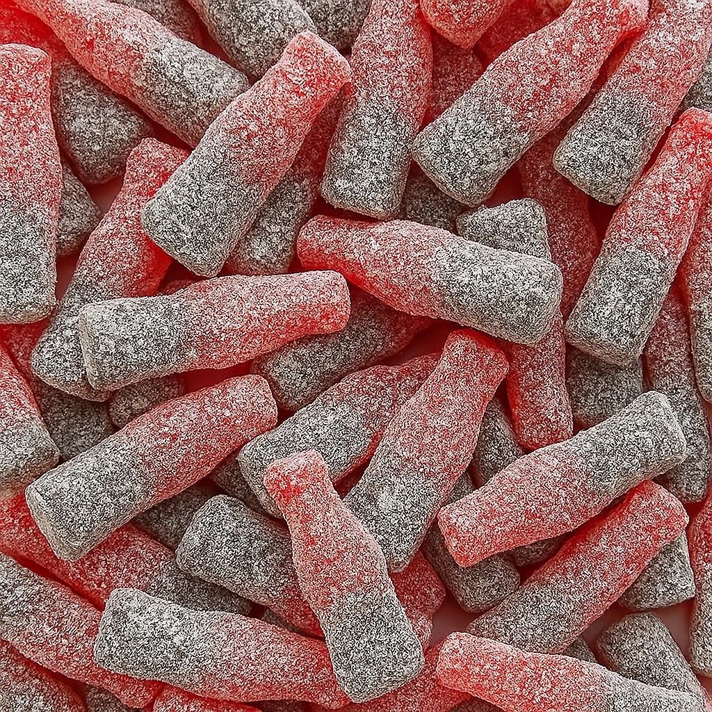 Cherry Cola Fizz Lutti – Bonbons Bouteille Cola Cerise Acidulée