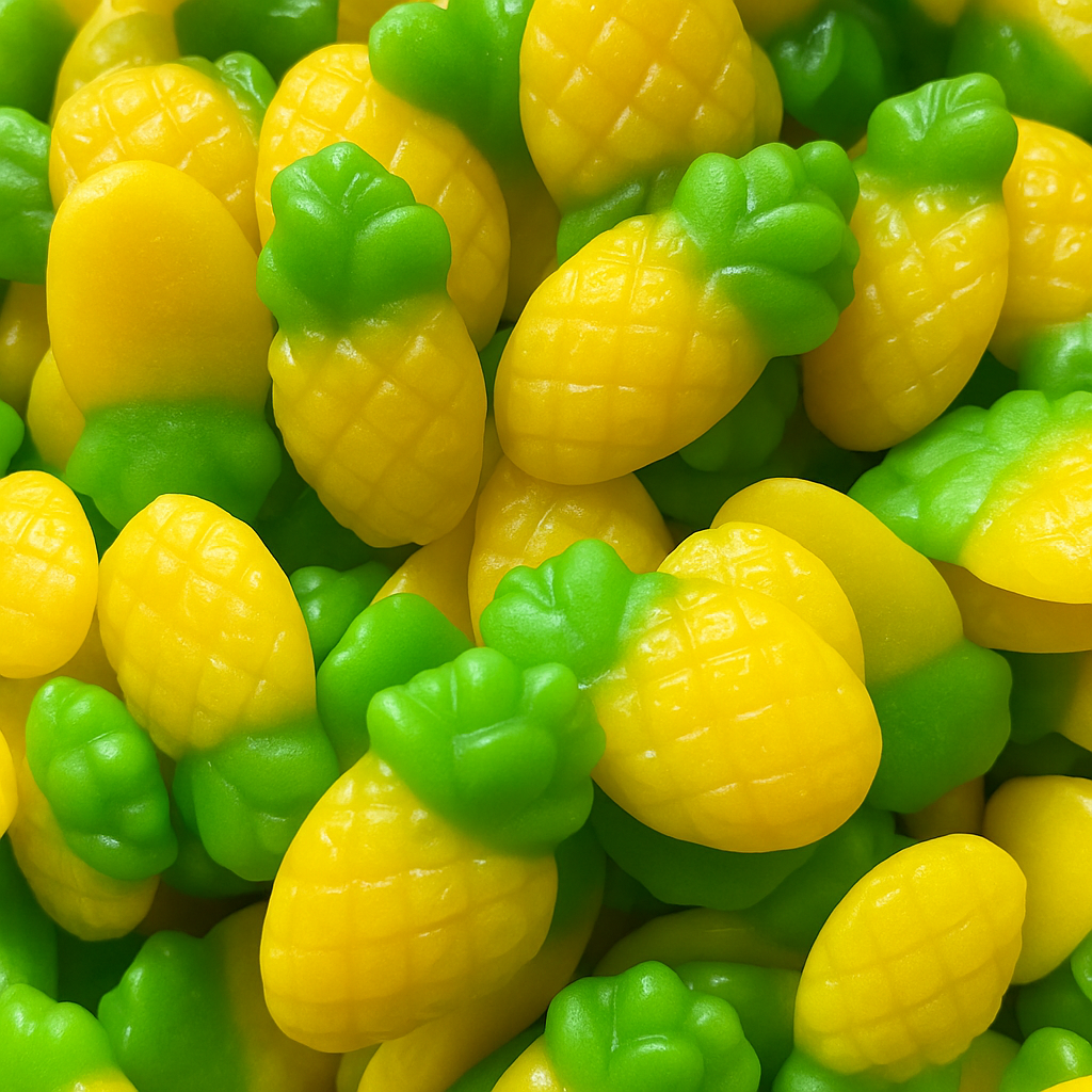 Ananas Lisse Vidal – Bonbons Gélifiés Goût Ananas Ultra Moelleux