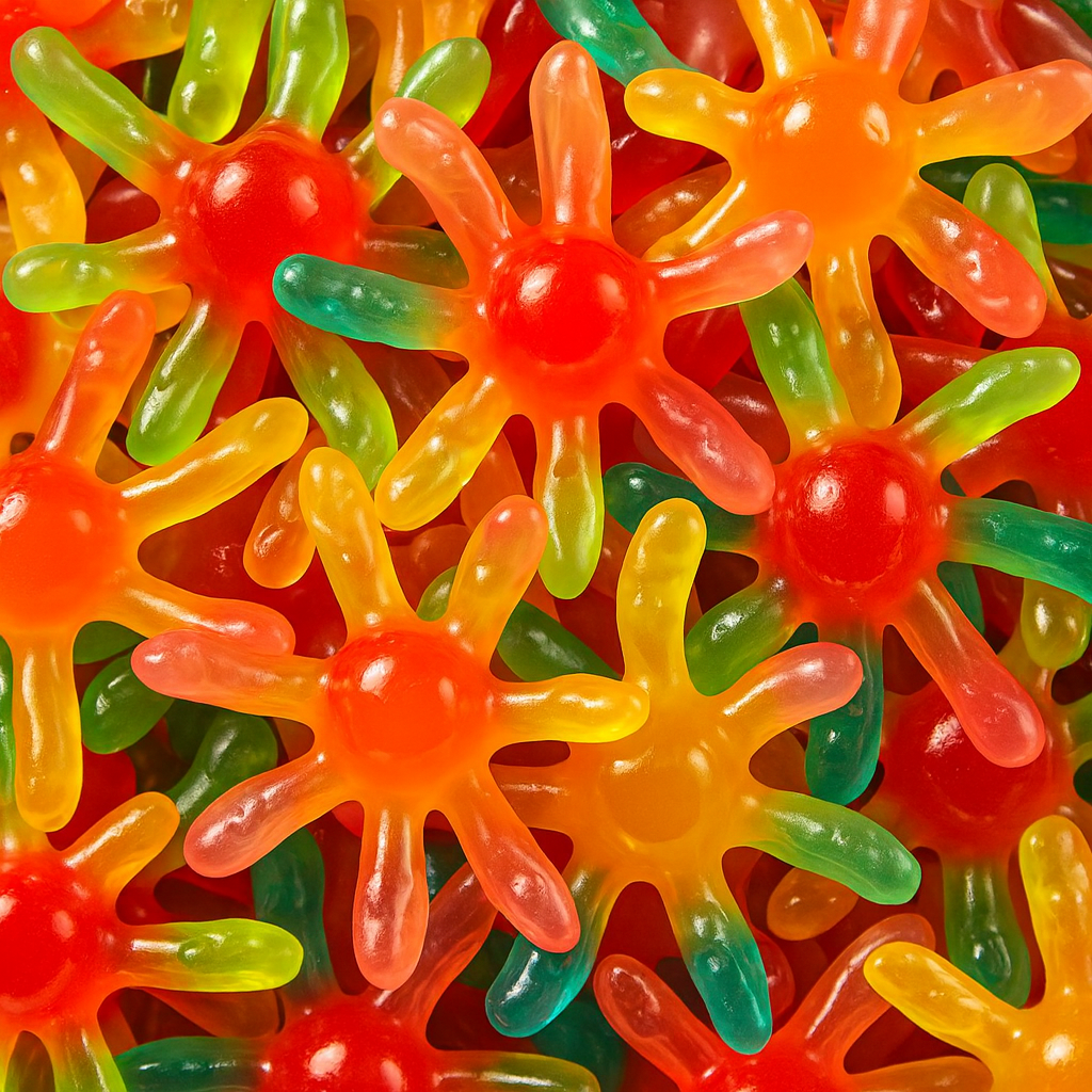 Poulpe Lisse Trolli – Bonbons Gélifiés Multicolores