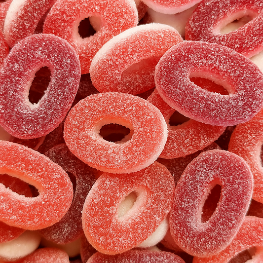 Rondelle Fruits Rouge Trolli – Bonbons Gélifiés Acidulés Saveur Fruits Rouges