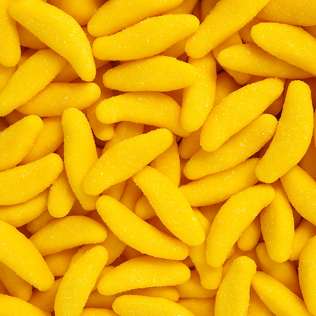 Banane Halal – Bonbons Gélifiés Goût Banane Certifiés Halal