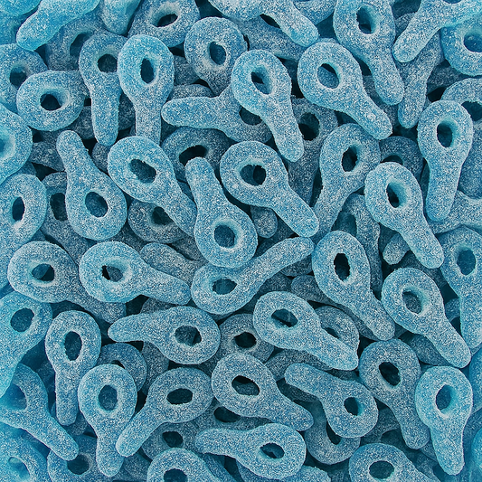 Tétine Citrique Bleue – Bonbons Tétines Gélifiées Acidulées Goût Fruits Bleus