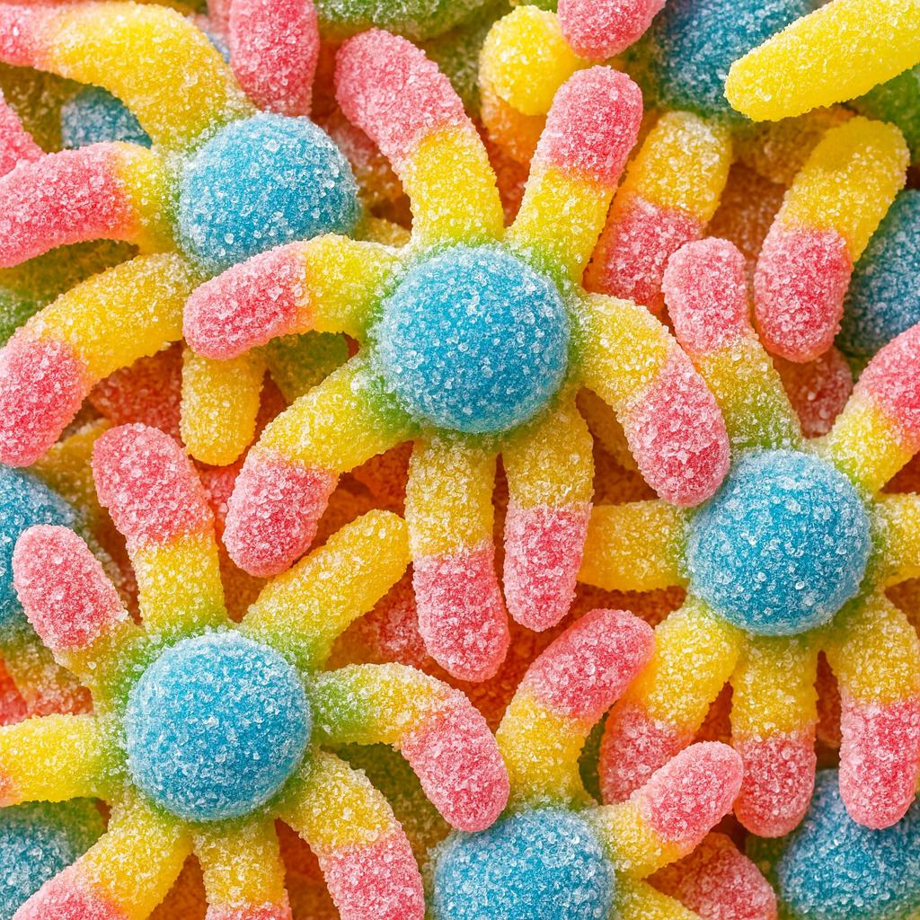 Poulpe Acide Trolli – Bonbons Gélifiés Acidulés & Colorés